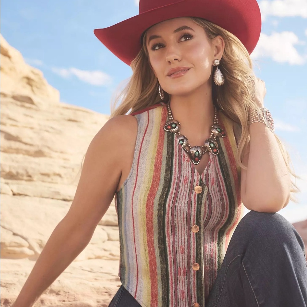 Wrangler X Lainey Wilson Women's Southwestern Vest